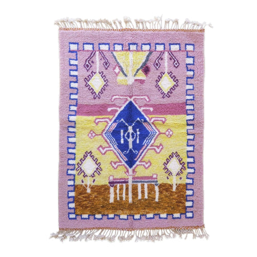 AFK Living vloerkleed Berber - handgemaakt - Wol - 150 x 216 cm - vtwonen shop