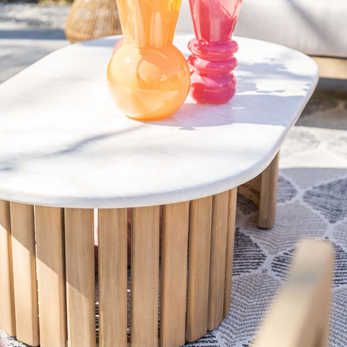 Garden Impressions Loungeset Sirocco 3-delig rechts - acacia - grey sand
