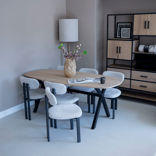 DÉJA Living Eettafel Nils - Deens Ovaal - Eikenhout - 240cm
