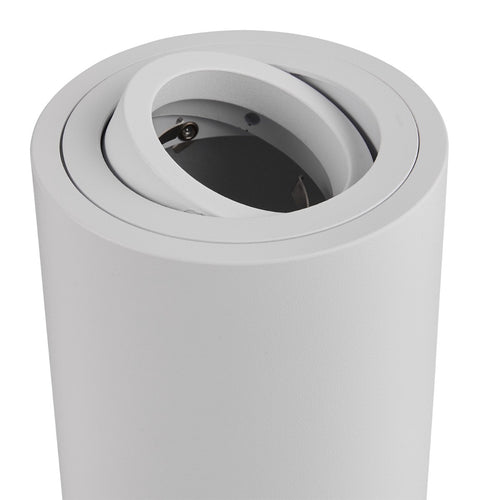 Lighto | Moderne plafondspot wit draaibaar en kantelbaar | Rond