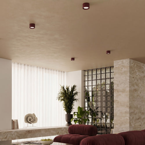 Sollux Lighting Plafondlamp MODO 2 bordeaux Gx53 - 21x10x8cm