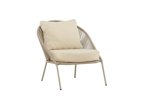 Rebellenclub Loungestoel Cannella - Set van 2 - Beige - vtwonen shop