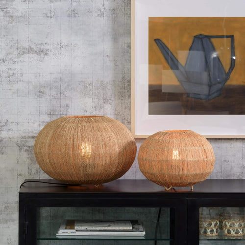 GOOD&MOJO tafellamp Iguazu - bruin - Ø25cm - vtwonen shop