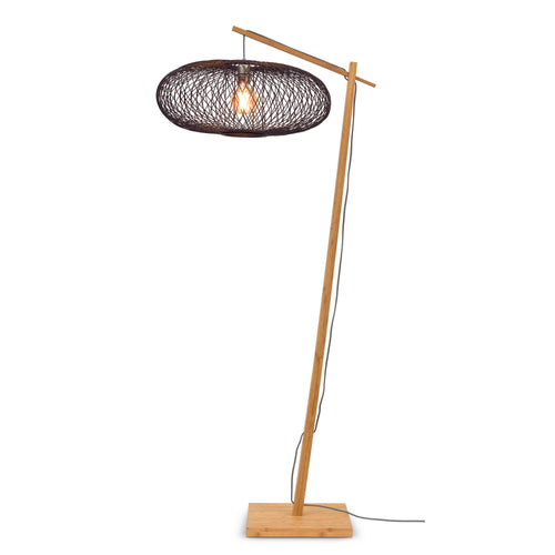 GOOD&MOJO vloerlamp Cango - bruin - Ø60cm - vtwonen shop