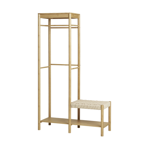 Artichok Gerben Bamboe Kledingrek Naturel - 165 x 95 cm