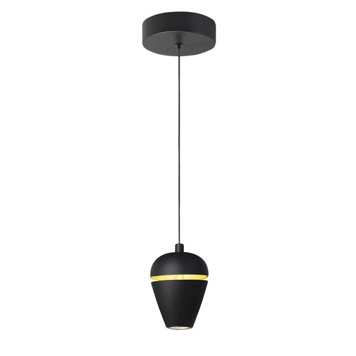 Highlight hanglamp Kobe - 1 lichts - 12  x 135   cm - zwart