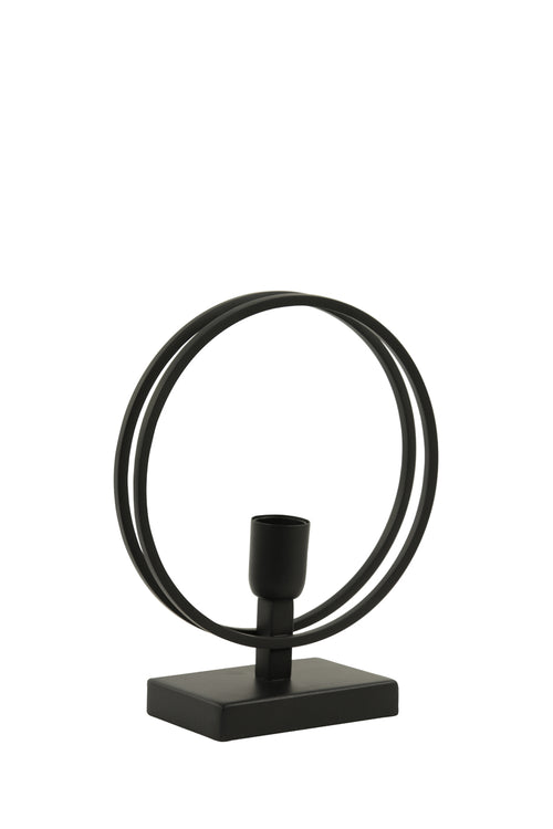 Light & Living tafellamp RUDRA - 25x10x30cm - zwart