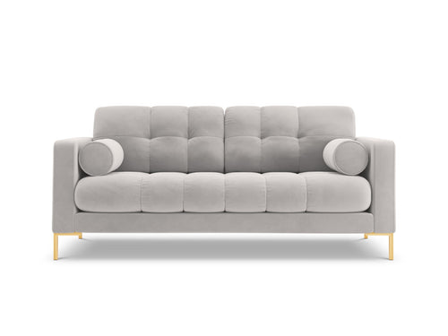 Cosmopolitan Design Bank Bali 2-zits, flueel, geld - 96x152x75cm