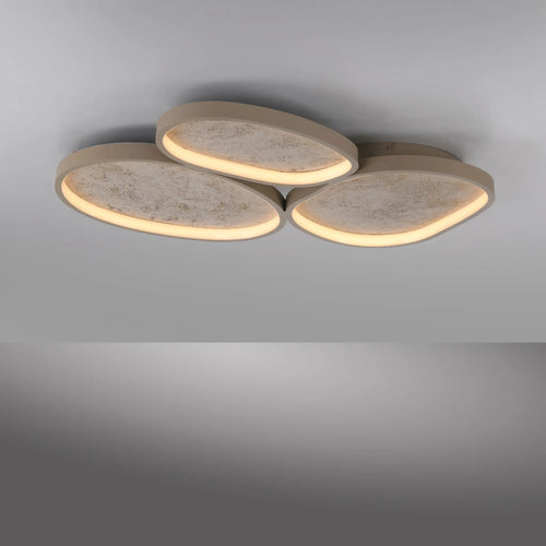 Just Light plafondlamp Moonbraker - 3 lichts - 65  x 6.1   cm - beige