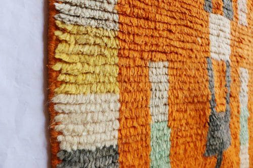 AFK Living vloerkleed Berber - handgemaakt - Wol - 80 cm x 240 cm