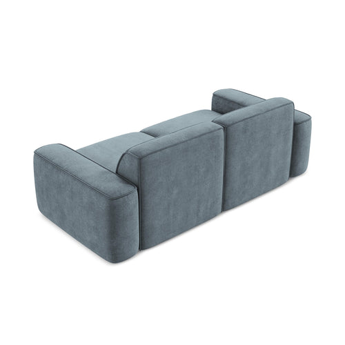 LaMiaSofa 3-zits bank Melissa - chenille stof - jeans - 204x102x70