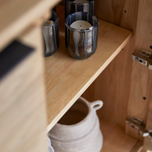 Tikamoon Massief eikenhouten dressoir 110 cm - Naturel - vtwonen shop