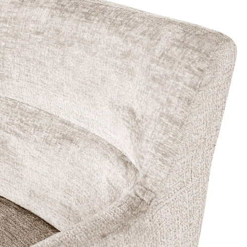 WOOOD eetkamerstoelen Kam - Polyester - Off White - Set van 6