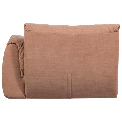 WOOOD 1-zits met arm rechts Baggy - Geweven Chenille - Oudroze - vtwonen shop