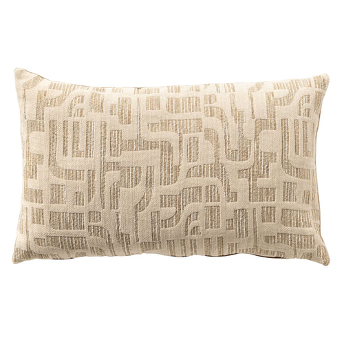 FABIA - kussenhoes 30x50 cm - Sesame - bruin, beige