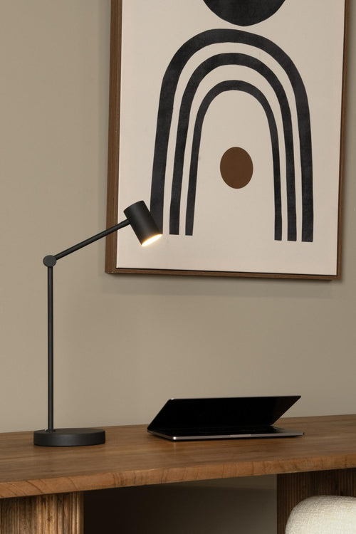 Lucide bureaulamp TIPIK - Geïntegreerde LED - Zwart