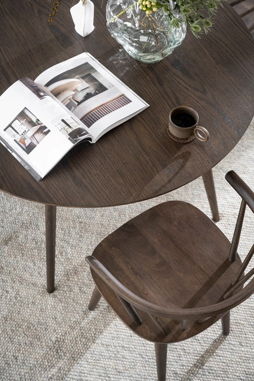 Rowico Home Carmen Houten Spijlenstoel Bruin - vtwonen shop