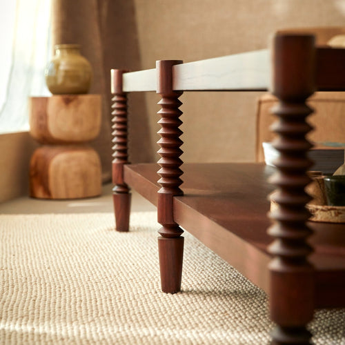 Tikamoon Mindihouten salontafel - Bruin