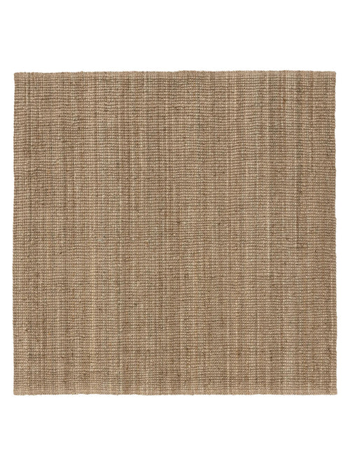 benuta jute vloerkleed Svea - bruin - 150x150 cm