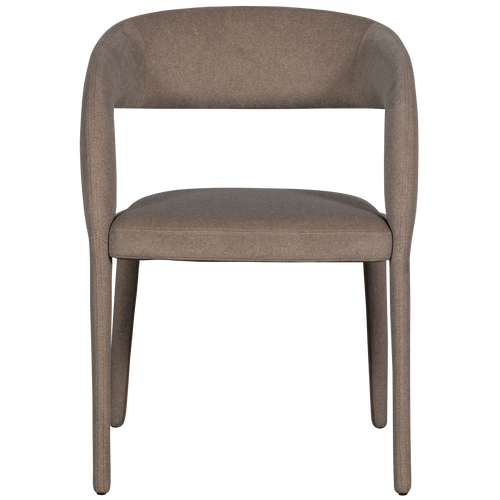 vtwonen eetkamerstoel Arms - Bruin - Polyester - 80x60x54 - vtwonen shop