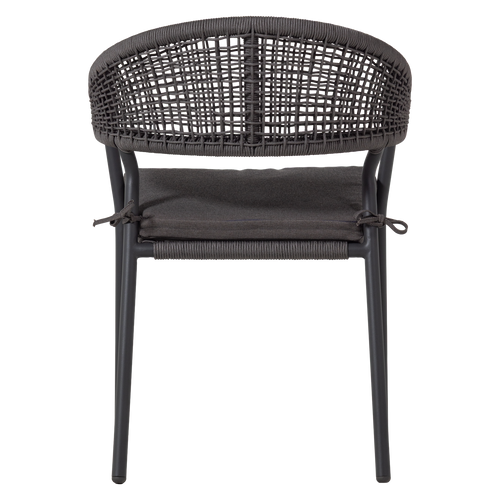 WOOOD tuinstoel Rilo - Aluminium - Bruin - 82x65x58