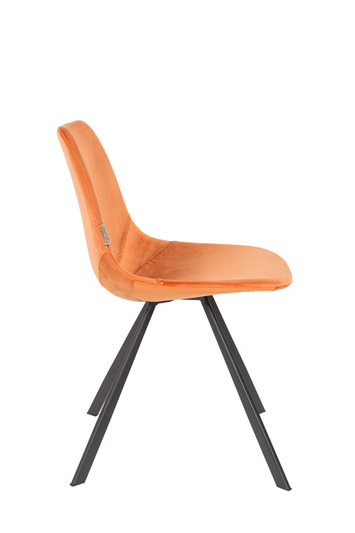 Dutchbone Franky Eetkamerstoelen Oranje - Set van 2 - vtwonen shop