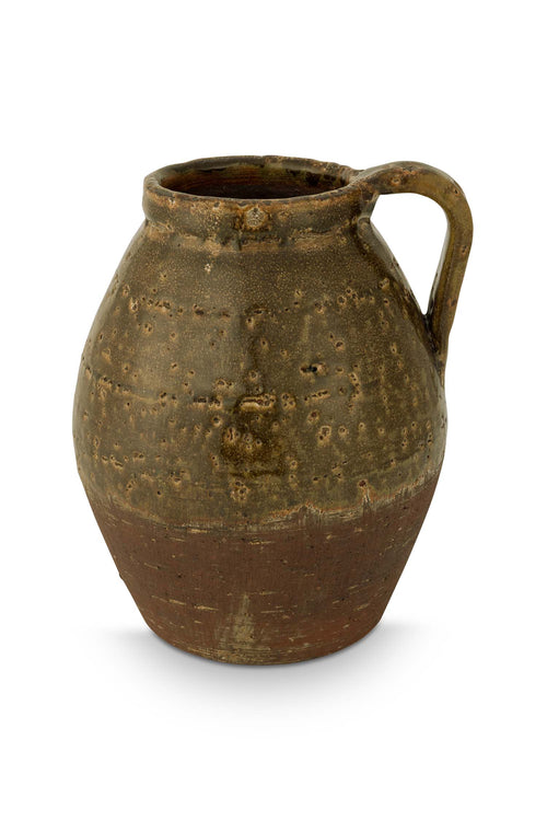 vtwonen - Vaas - Terracotta - Donkerbruin - 24.5x30 cm