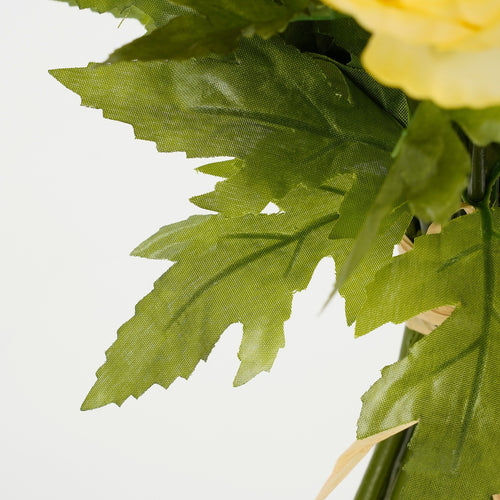 Mica Decorations Ranonkels Kunstbloemen Boeket - H35 x Ø26 cm - Oranje