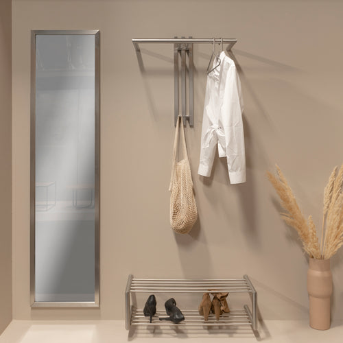 Spinder Design kapstok Senza 1 - RVS - 2 haken - vtwonen shop