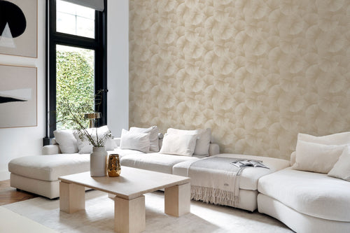 Origin Wallcoverings behang grafisch 3D motief beige bruin - 0.53 x 10.05 m - 348042 - vtwonen shop
