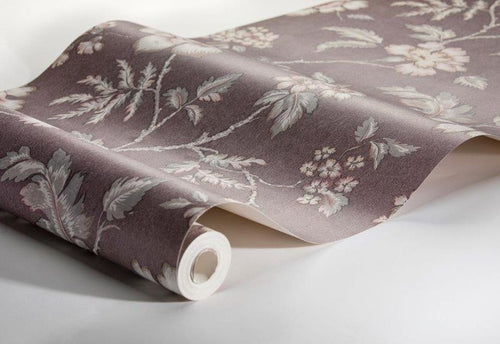 Borastapeter behang bloemen bruin - 53 cm x 10.05 m - 660412 - vtwonen shop