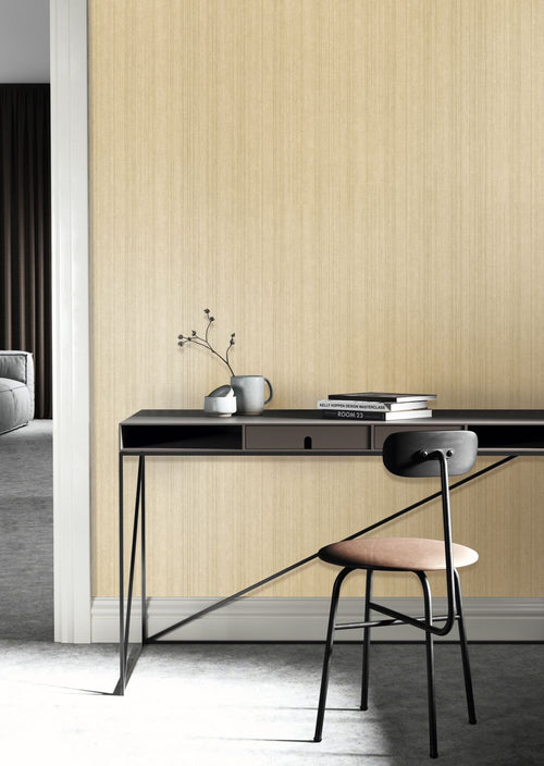 Masureel behang effen zand beige - 106 cm x 10.05 m - 631108