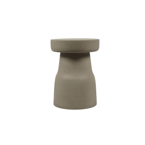 StarFurn Bijzettafel Drum - Rond Taupe Hout - 40x40x42cm - vtwonen shop