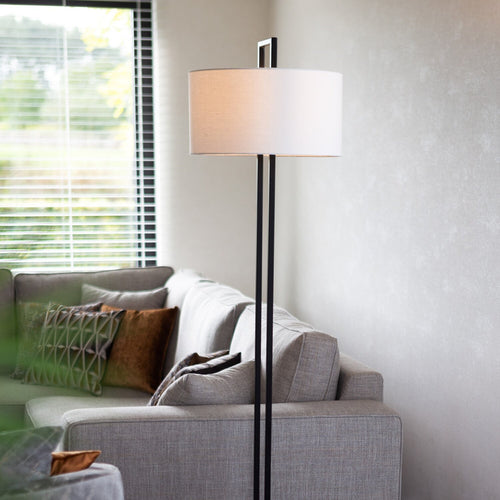 Atmooz vloerlamp Belford - wit - Ø 40 x H 168 cm - E27