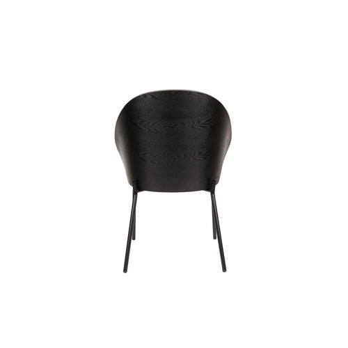 Dutchbone Rodin Eetkamerstoelen Zwart - Set van 2
