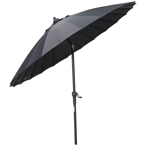 Garden Impressions stokparasol Manilla donker grijs - Ø250 cm
