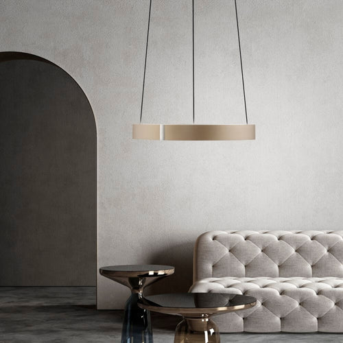 Neuhaus PURE hanglamp E-Clipse - 2 lichts - 50  x 350   cm - champagne - vtwonen shop