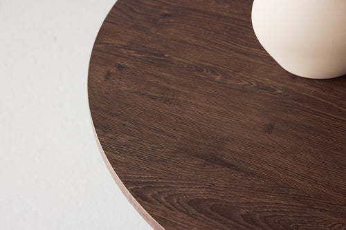 Rebellenclub Salontafel Yune - ø80 cm - Bruin - vtwonen shop