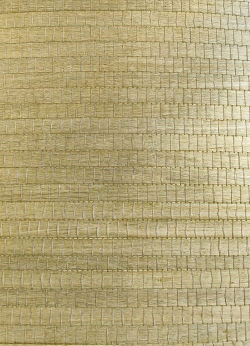 Catchii Raffia Behang houtfineer licht olijf