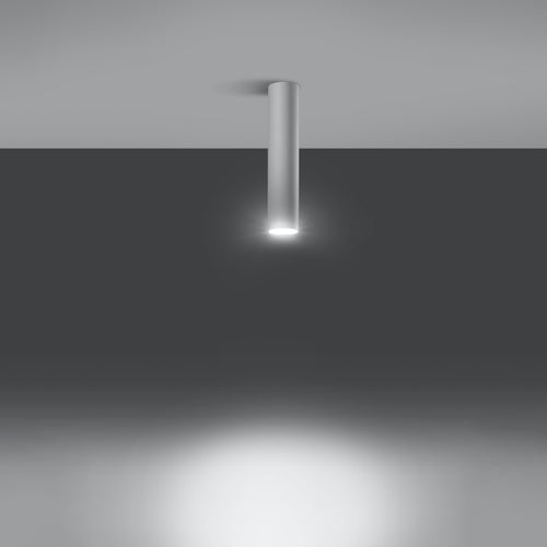 Sollux Lighting Plafondlamp LAGOS 30 wit - 6x6x30cm