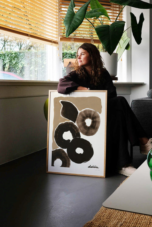 Julita Elbe - Dahlia - PSTR studio Kunst Poster - vtwonen shop