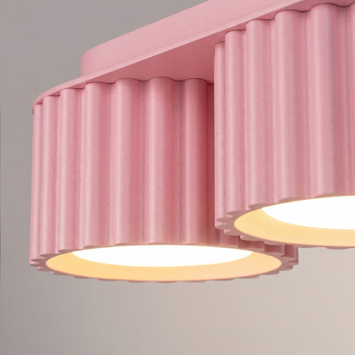 Sollux Lighting Plafondlamp AURA 3 roze Gx53 - 32,5x10x8cm