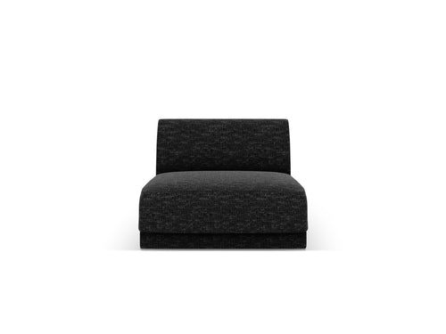 Micadoni - Module "Miley" structurele stof antraciet - 90x75x70cm