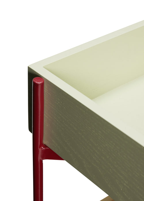 Hübsch trolley Fresh - essenhout/mdf - 42x40xh70cm
