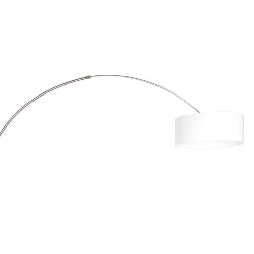 Steinhauer vloerlamp Sparkled - 1 lichts - 190x 230 cm - mat chroom wit