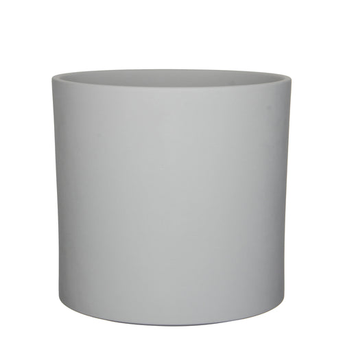 Mica Decorations Era Bloempot - H31 x Ø33 cm - Ruw - Lichtgrijs - vtwonen shop