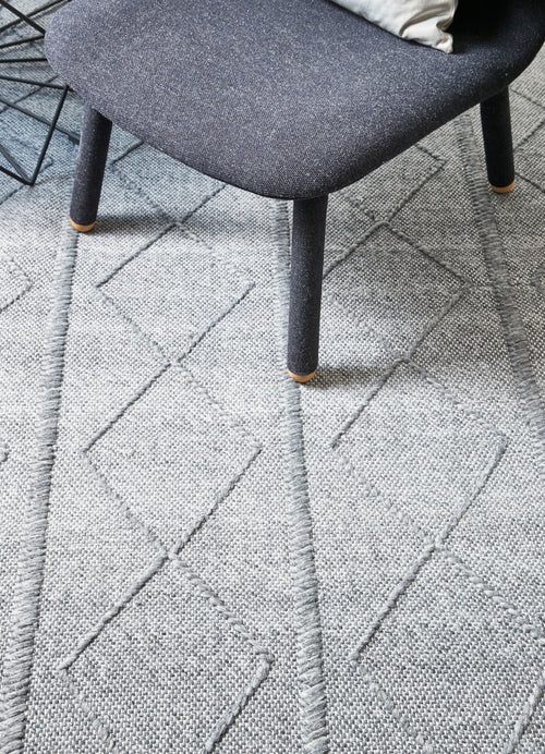 Rond vloerkleed Matta Stenkol 200 rond