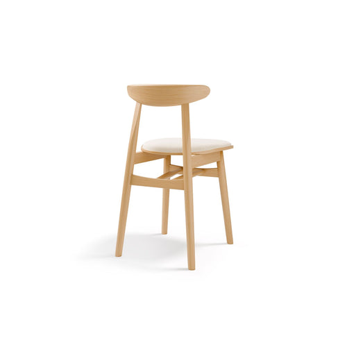 Set van 2 stoelen Bony structurele stof wit - 47x42x80cm