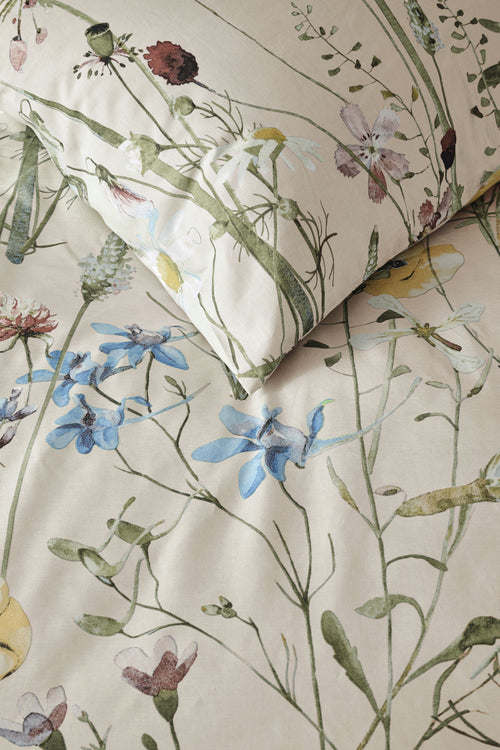 Ariadne at Home Dekbedovertrek Bloom - 200 x 200/220 cm - Zand