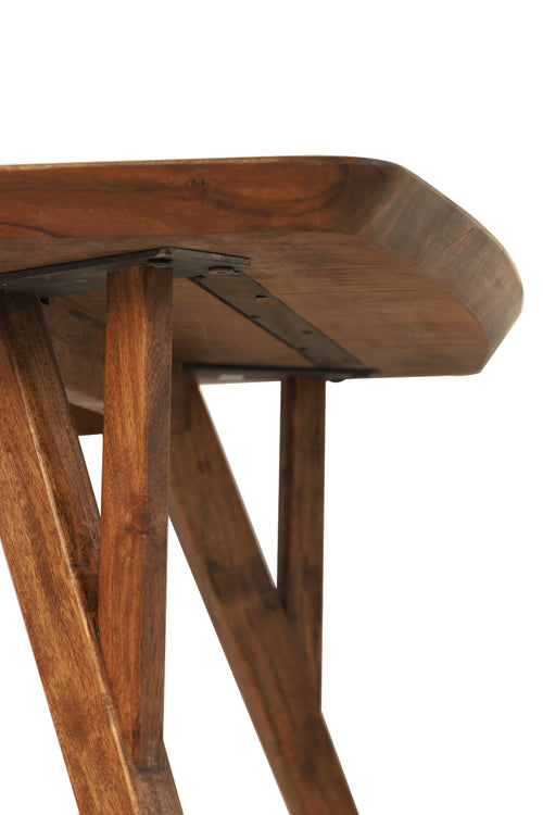 Light & Living eettafel QUENZA - 200x100x76cm - bruin